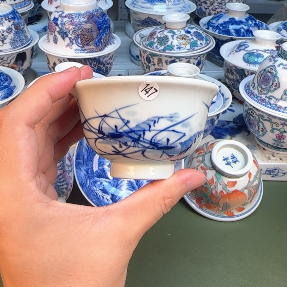 彦祖纯手工手绘茶具147