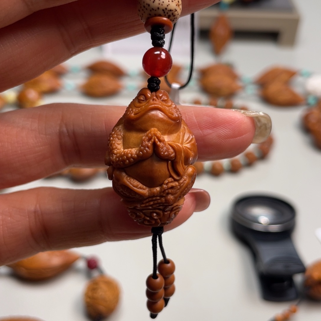 橄榄核手串橄榄核蟾王悟道