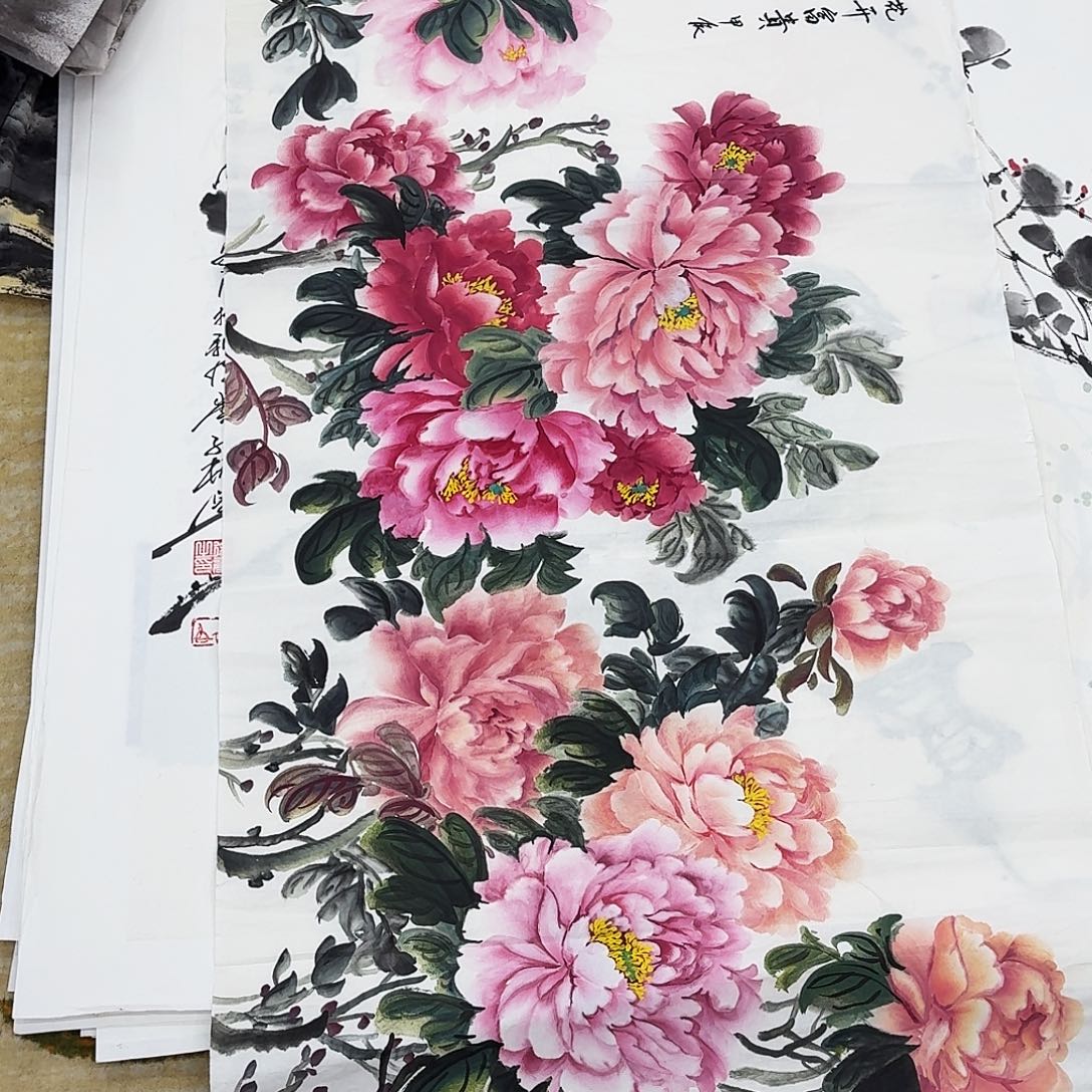 国画三尺整纸哈哈哈