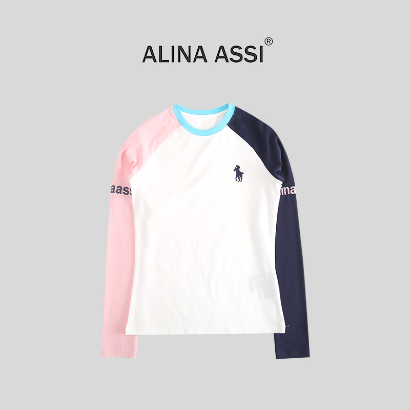 【WW】2025秋季新款T恤百搭休闲长袖上衣L0101