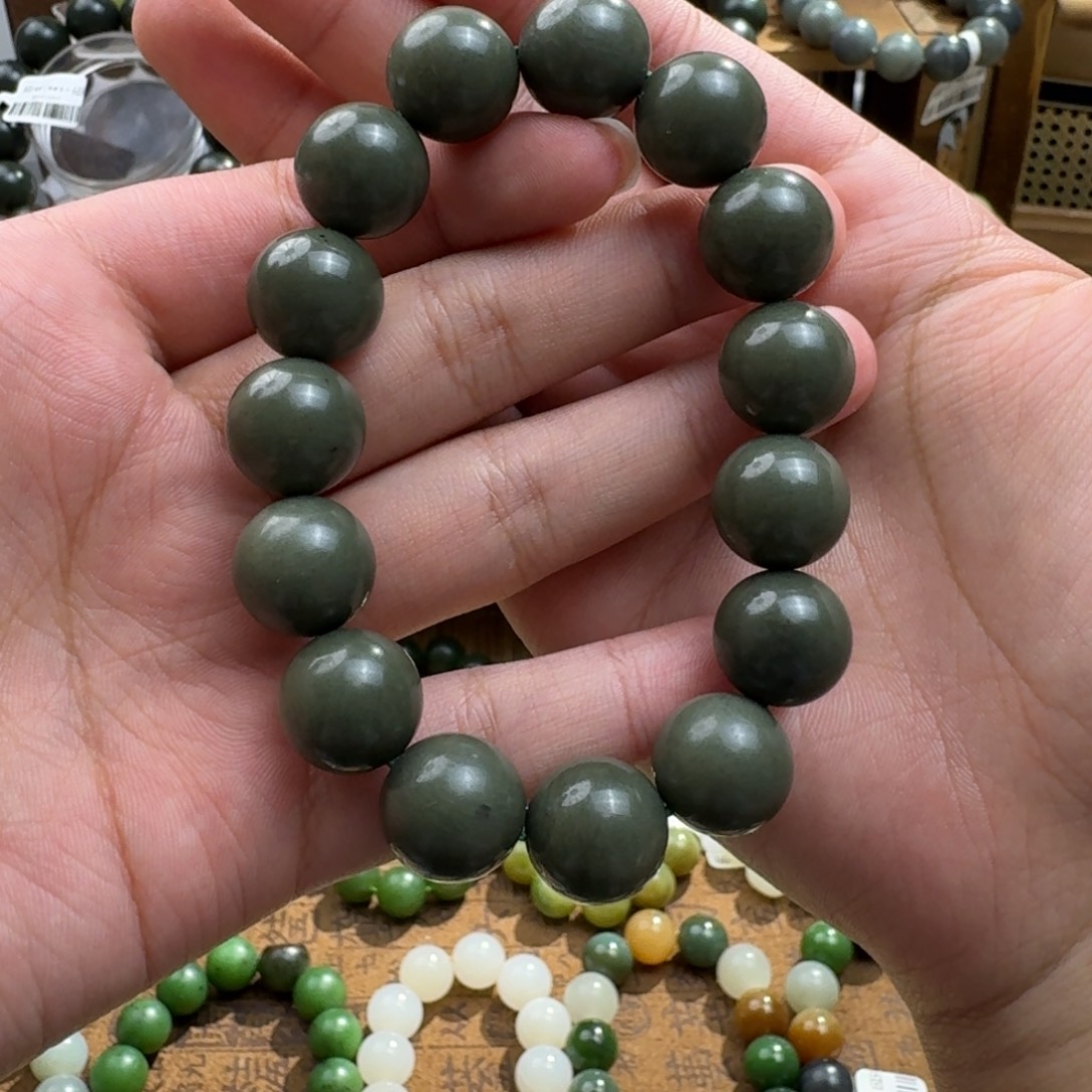 和田玉未镶嵌手链