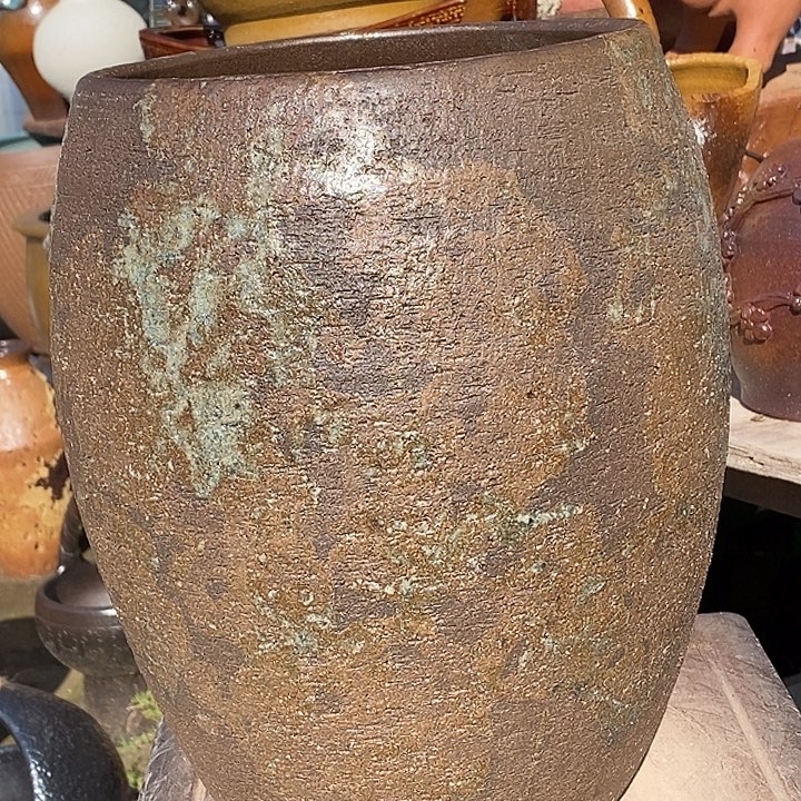 花盆紫砂口21.5高度32瑕疵