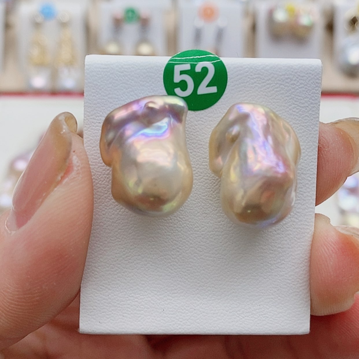 【闪购商品】淡水珍珠耳饰银S925镶嵌