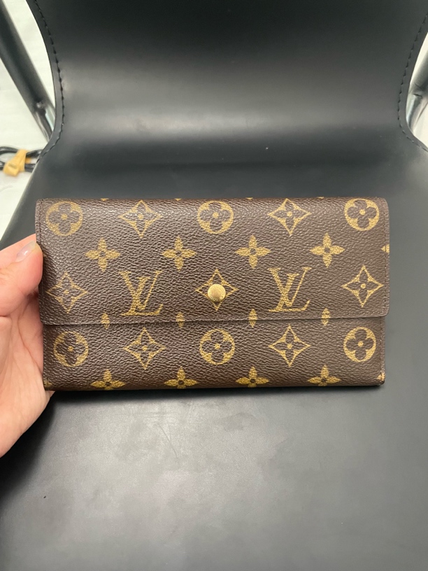 95新 LouisVuitton/路易威登 阿白奢品/LV 豆豆钱包
