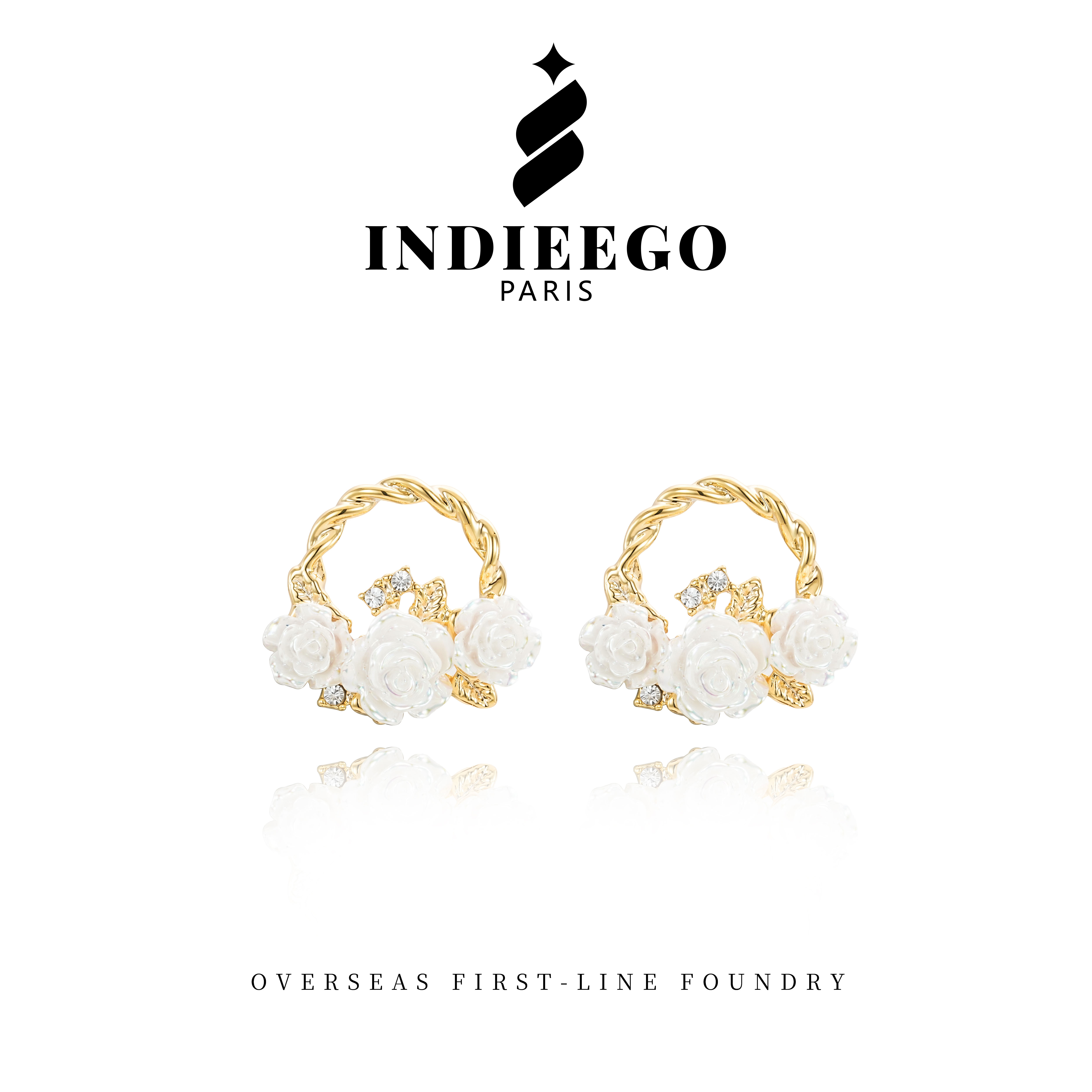  无蕊之花 设计师款百搭耳环 G0503