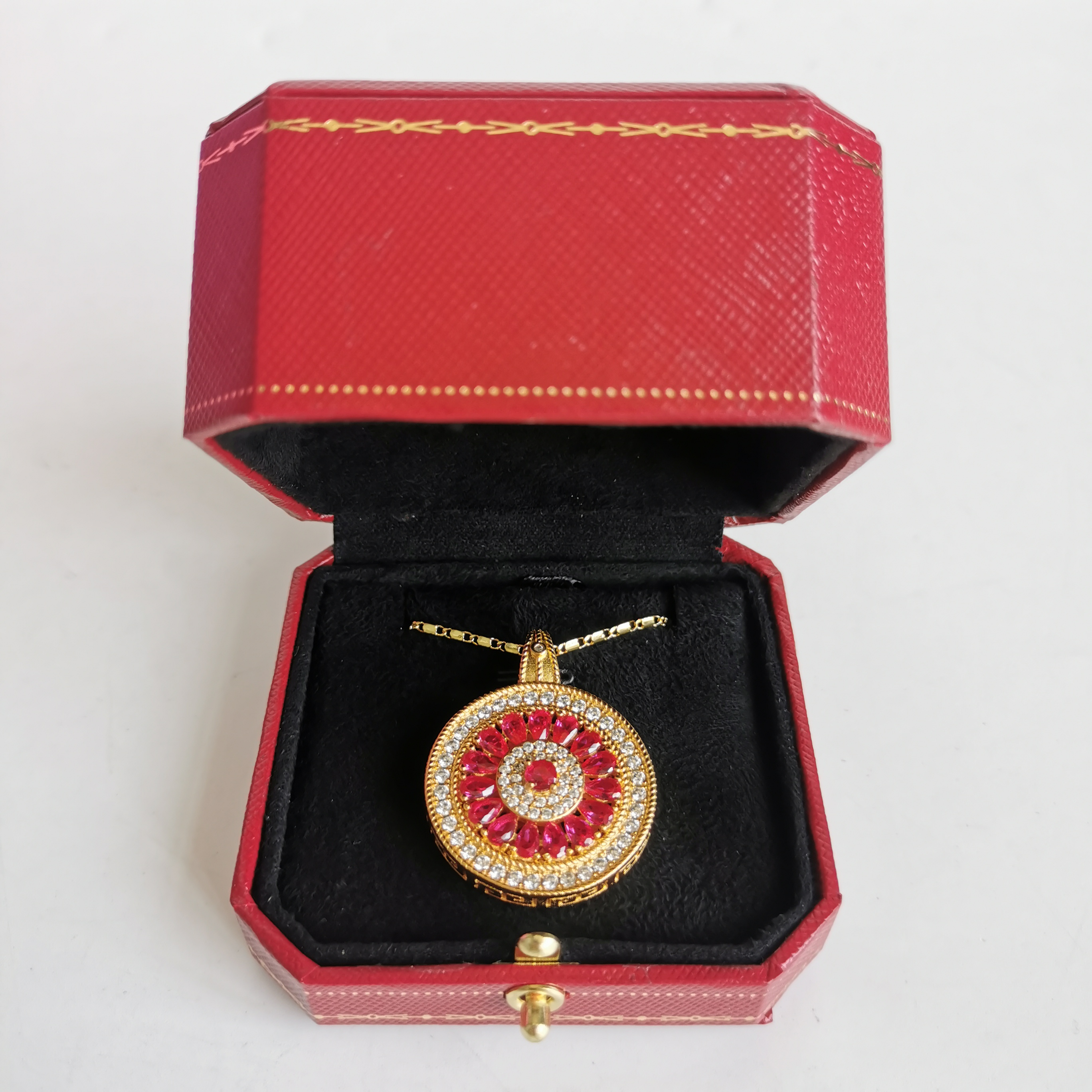 5066红项链--红--精工红项链赠礼盒hong