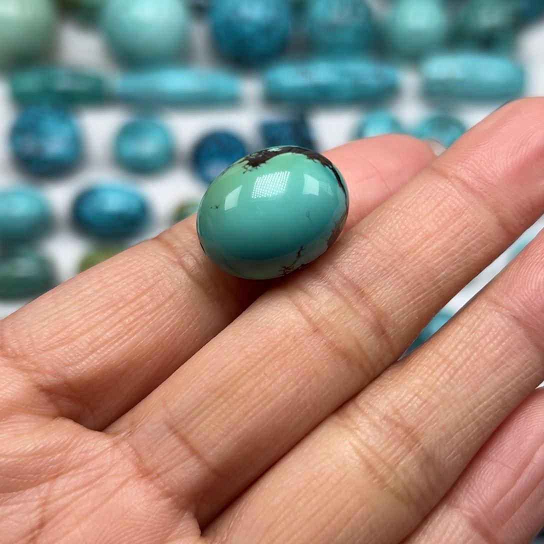 绿松石珠宝奇石未镶嵌