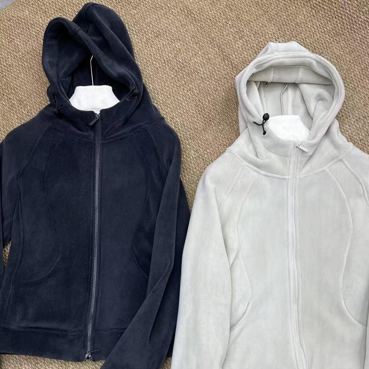 涂豆儿家加厚连帽外套