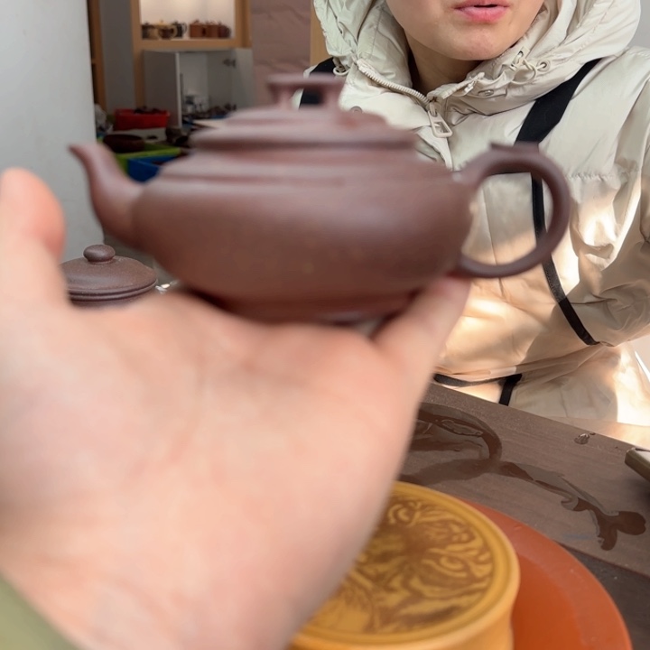 紫砂茶壶底槽清微瑕上新桥壶微瑕