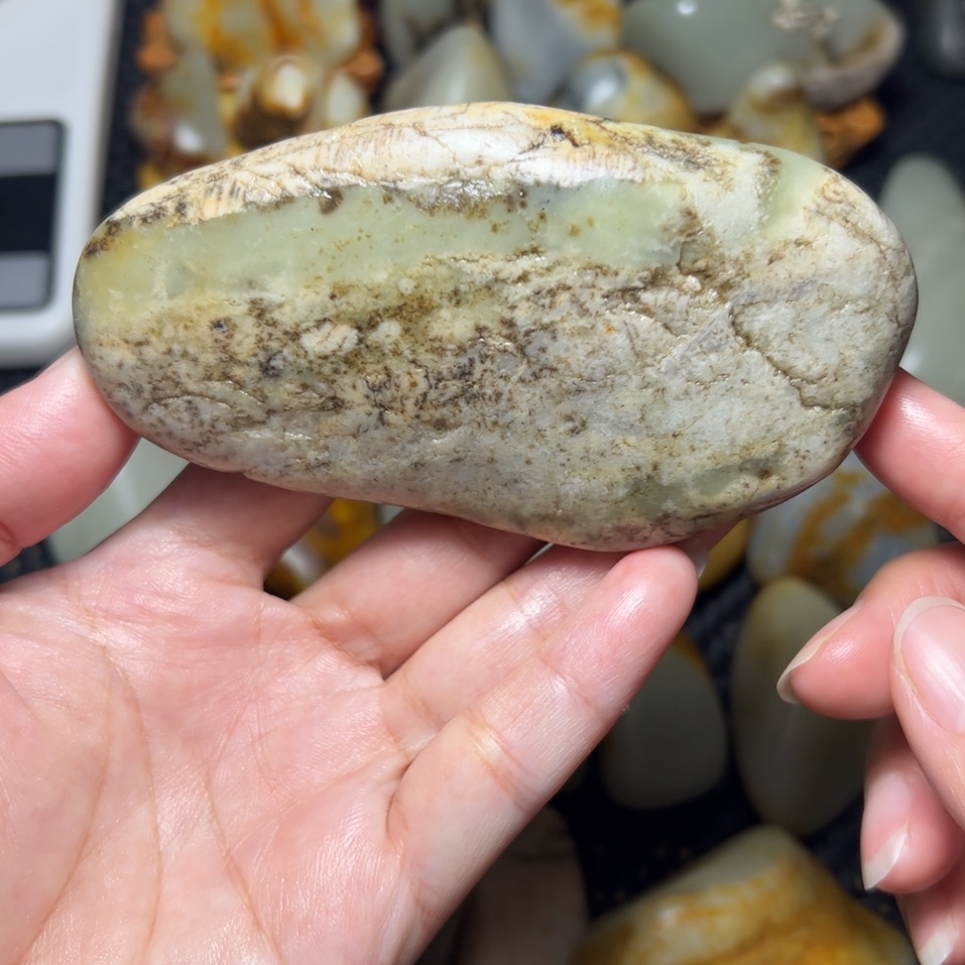 和田玉未镶嵌挂件15