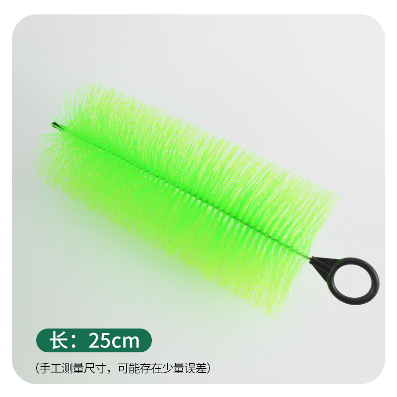 鱼缸过滤箱毛刷沉淀仓毛刷拦截渣子易清洗清洁刷水族过滤用毛刷