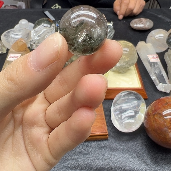 珠宝半成品水晶未镶嵌72水晶