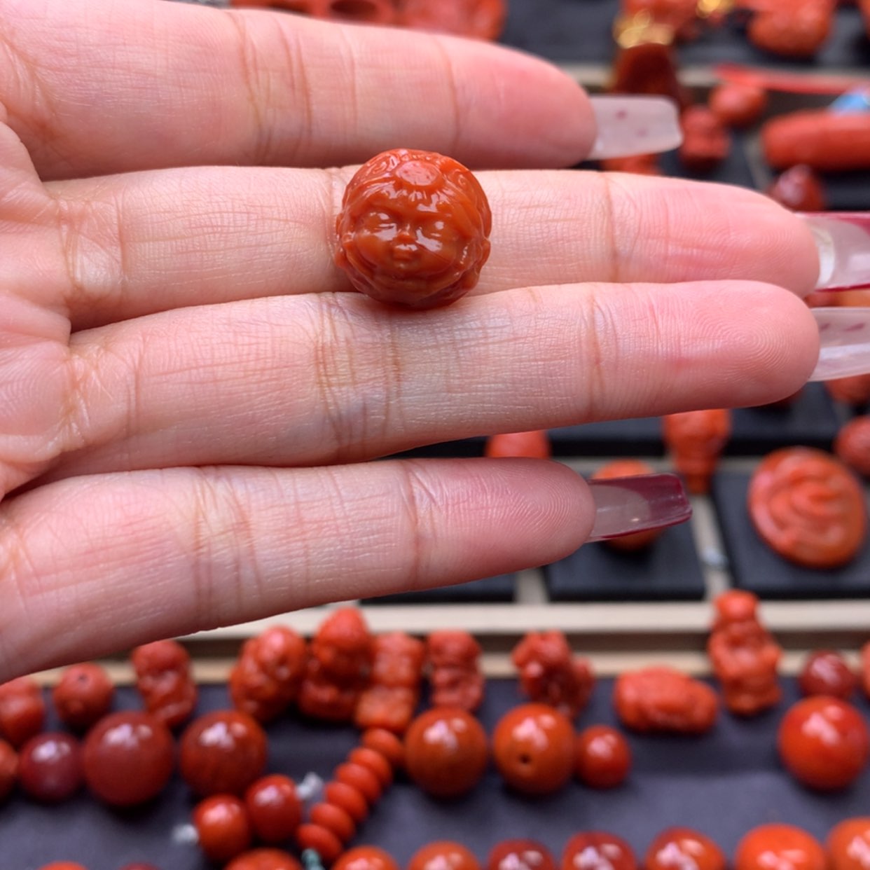 【闪购商品】南红玛瑙扎吉拉姆13.5mm未镶嵌