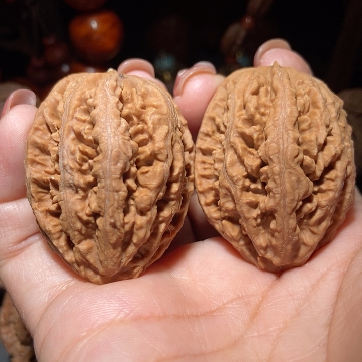 把件文玩核桃东北楸子小雪26