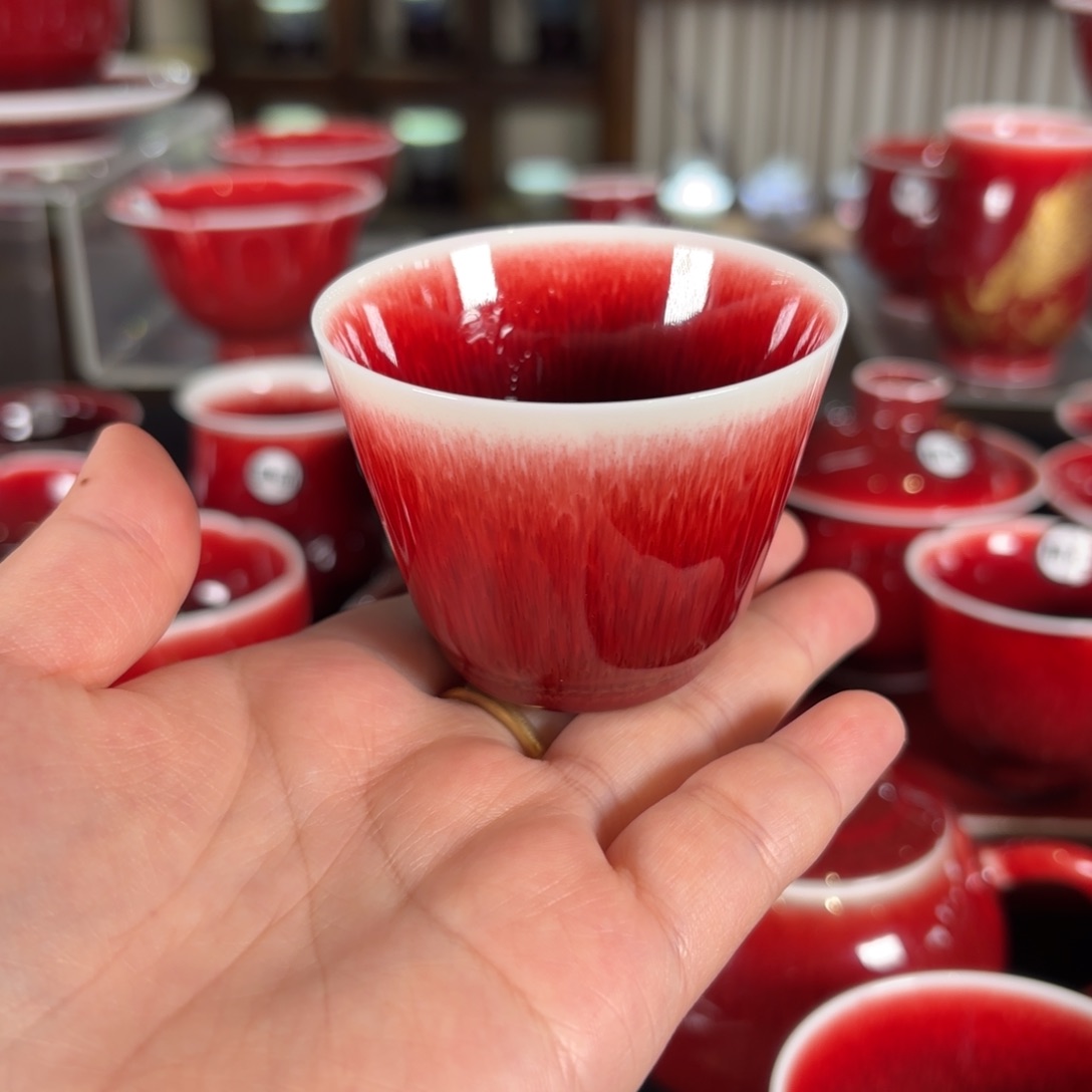 杯子景德镇高温原矿杯