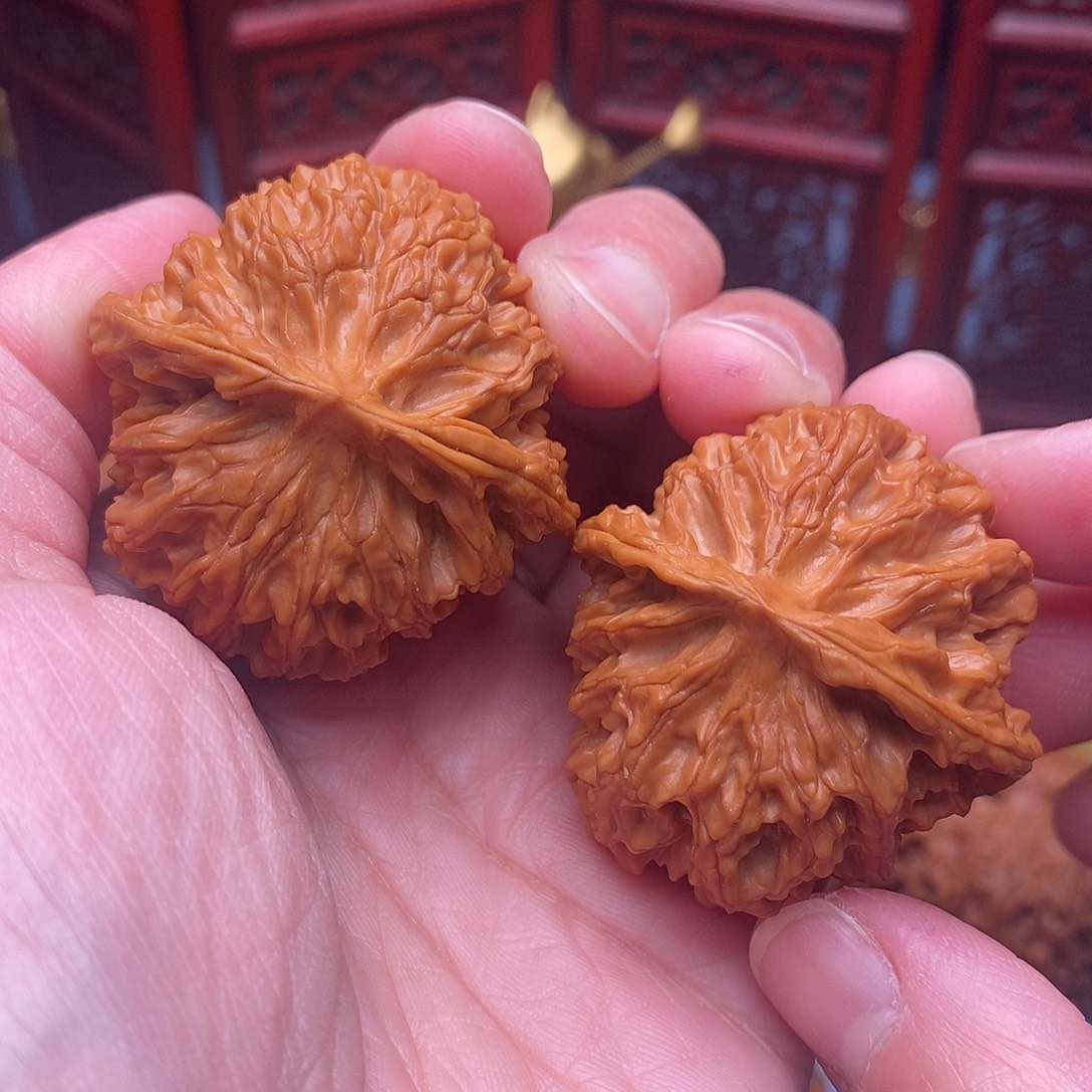 文玩核桃把件全品毕业肉球苹果40尺