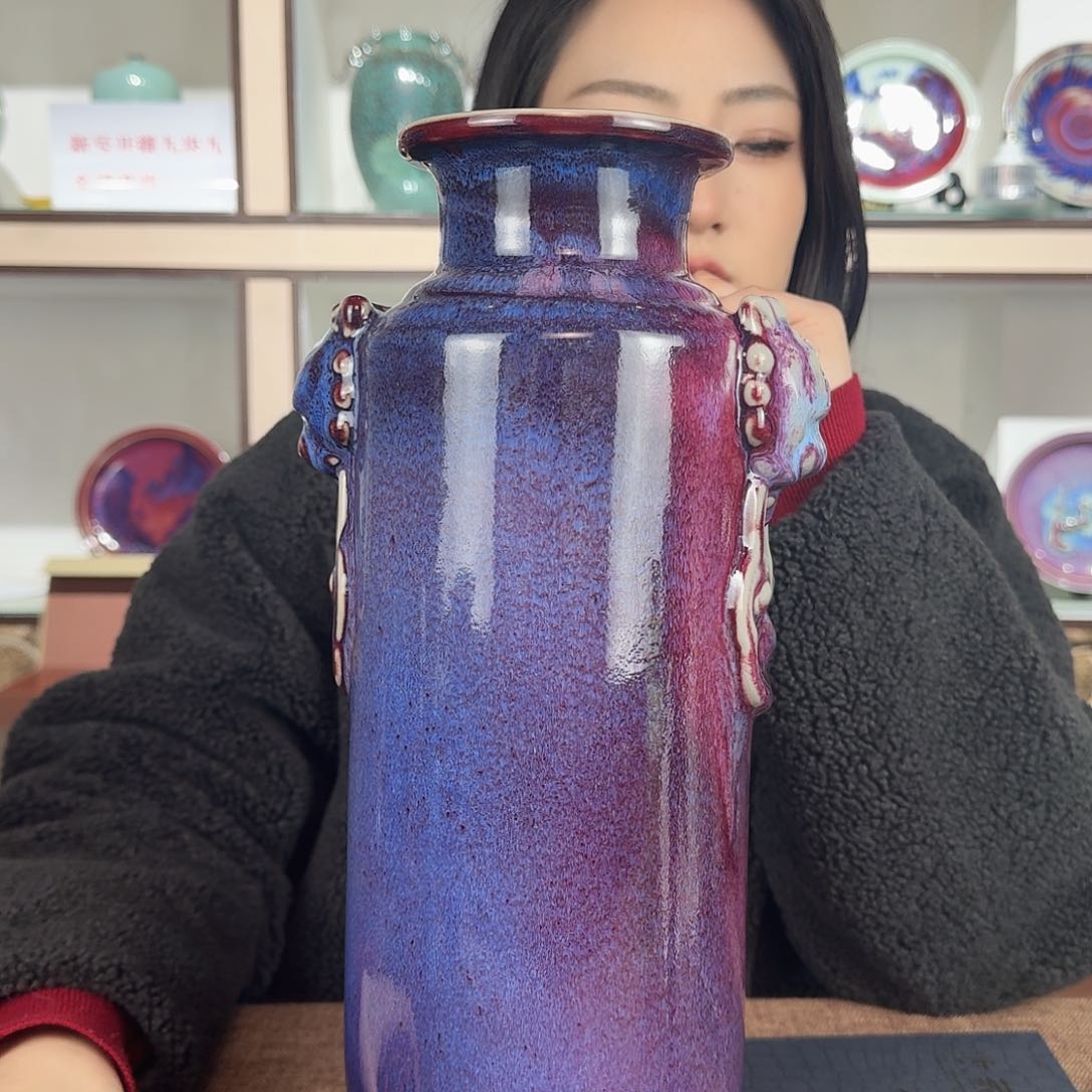 瓷片少年渡钧 钧瓷收藏品