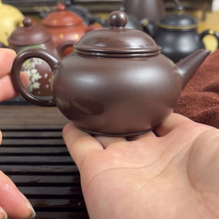 紫砂茶壶原矿紫砂半手工制作