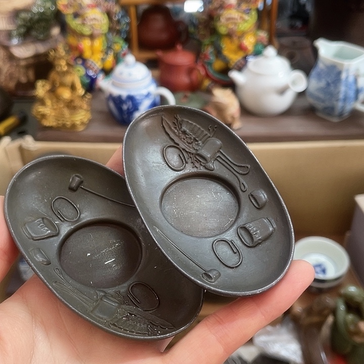 锡中古工艺品摆件