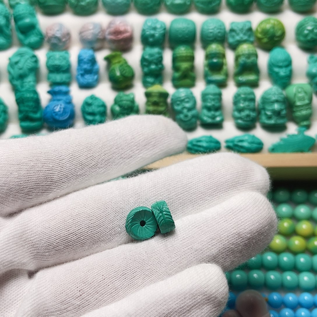 尺寸卡10羽毛扣一对