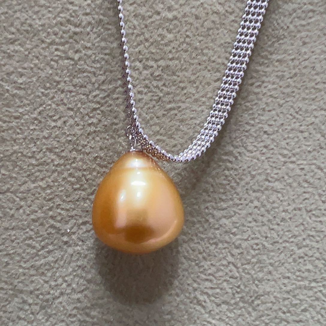 海水珍珠颈饰银S925镶嵌