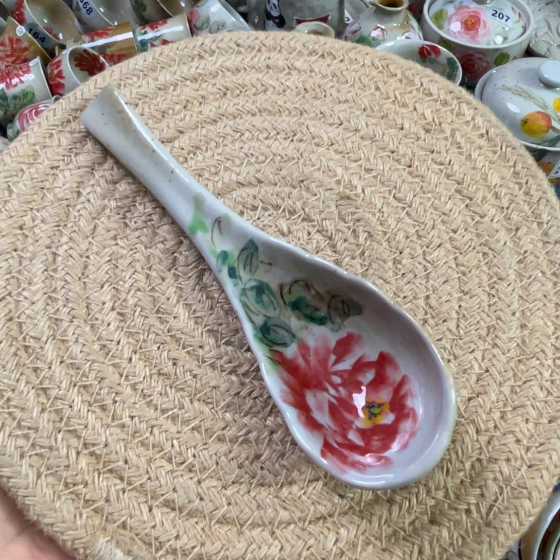 吃饭勺景德镇高温陶瓷8888