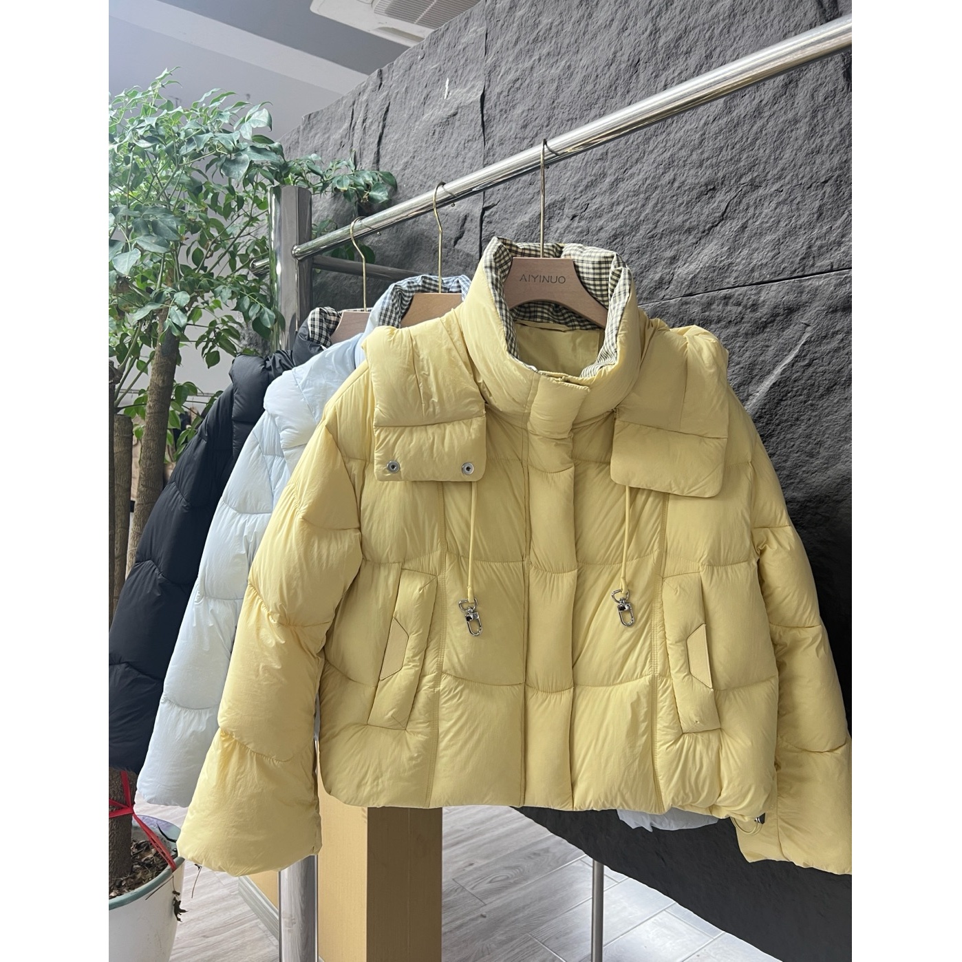 【大眼妹儿专属】韩版短款保暖小个子白鸭绒休闲潮流羽绒服253107