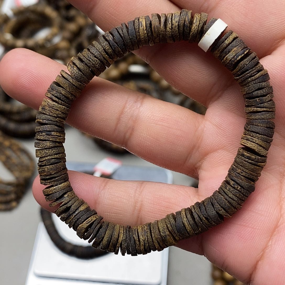 手串沉香沉水08片珠单圈8克多样性发一