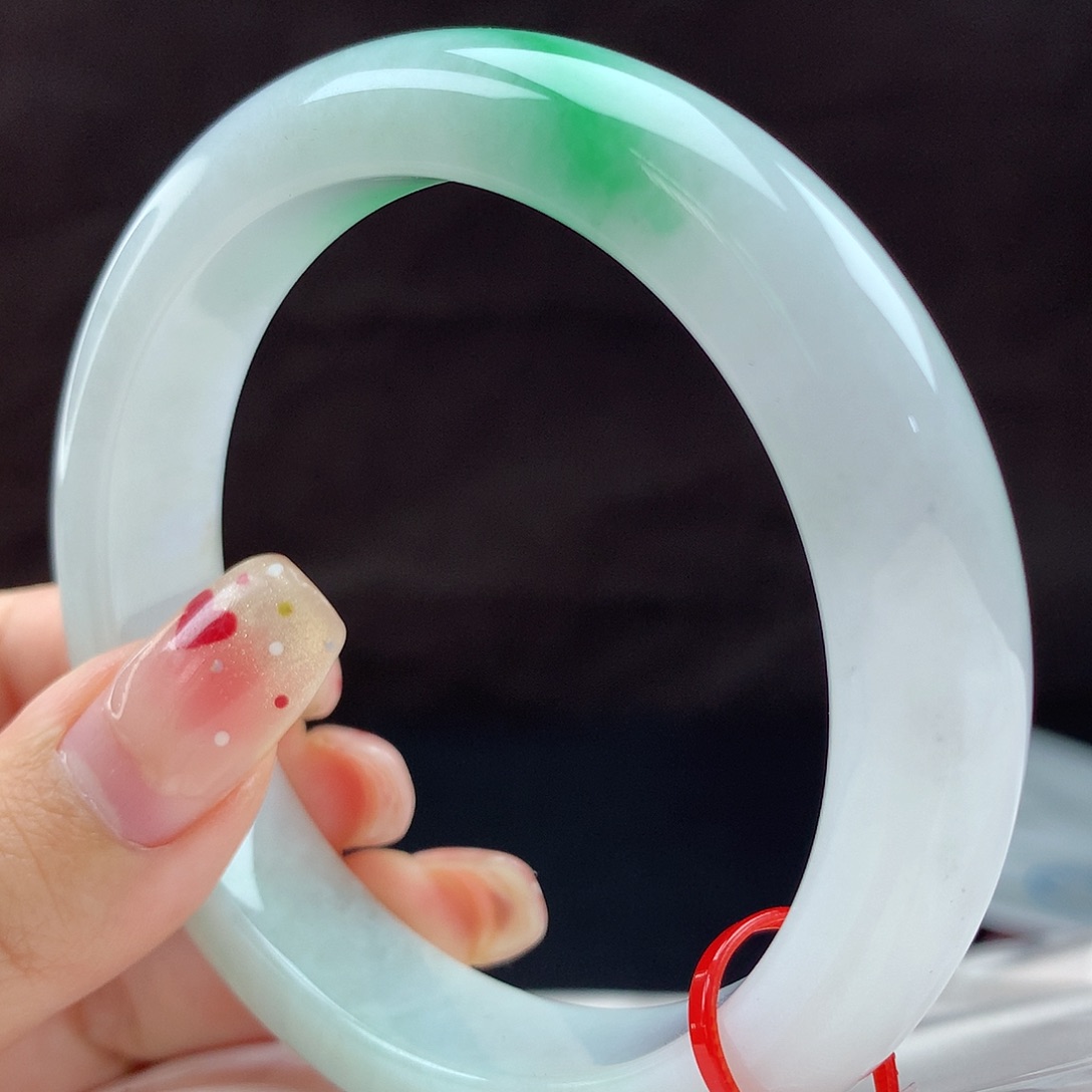 翡翠未镶嵌手镯96796，