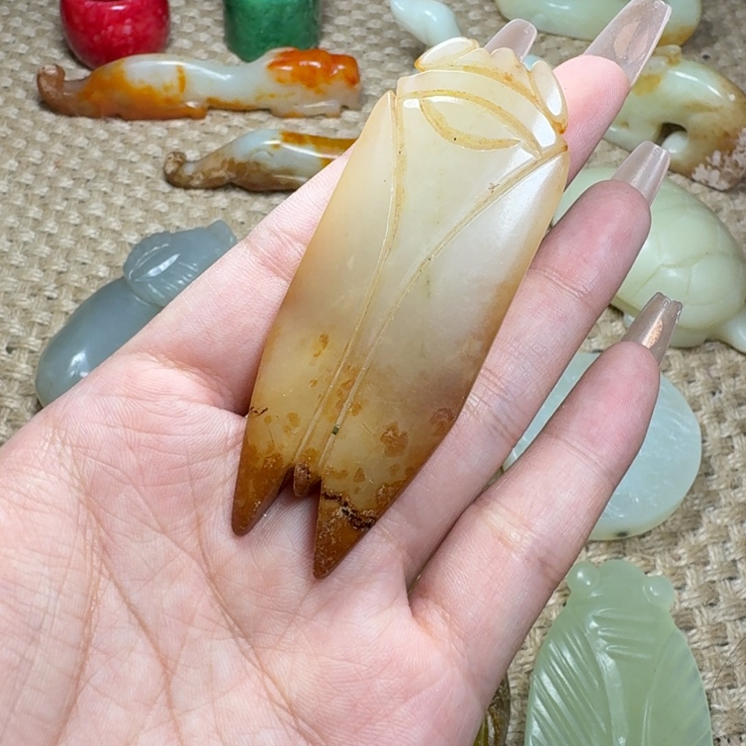 白玉菩提吊坠挂件