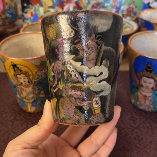 手工手绘黑白无常