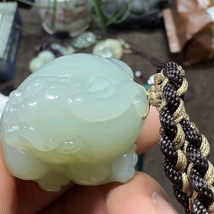 未镶嵌和田玉车挂