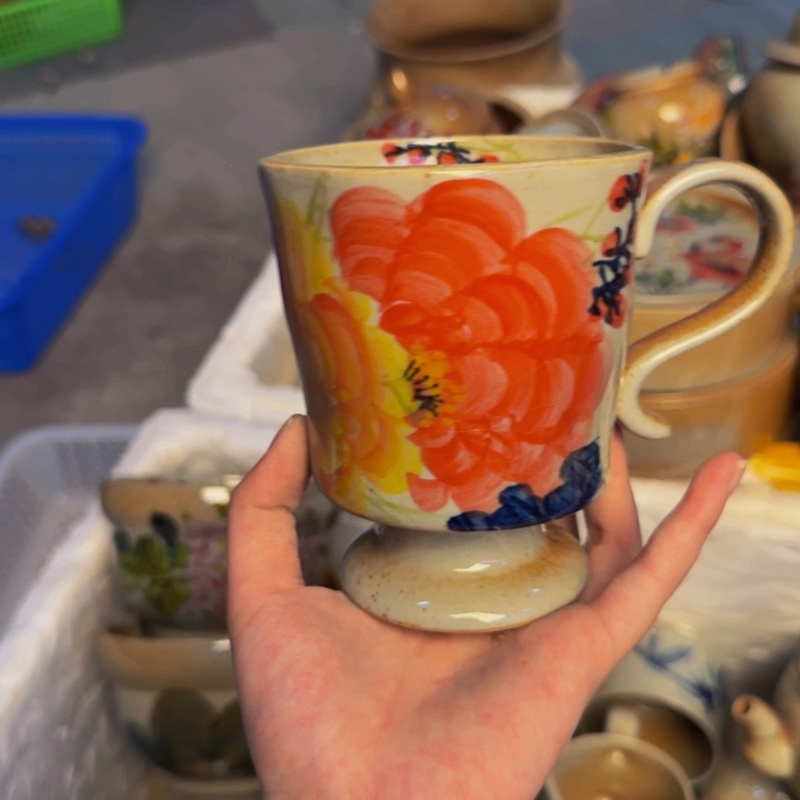 瓷片景德镇陶瓷手工手绘