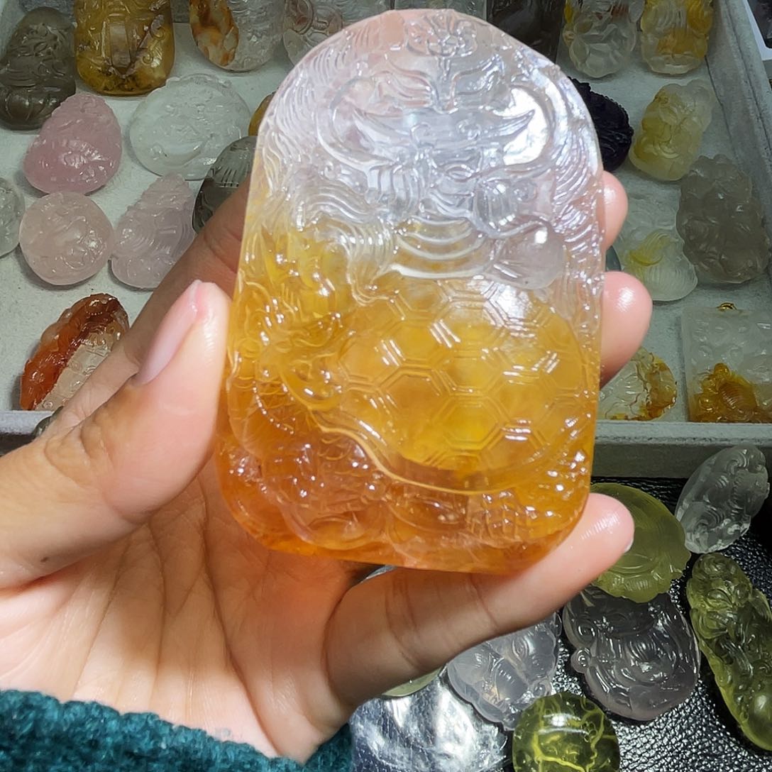水晶吊坠(不含链)未镶嵌吊坠