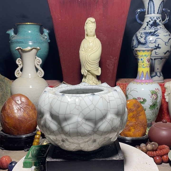 瓷片青花瓷器手工制作