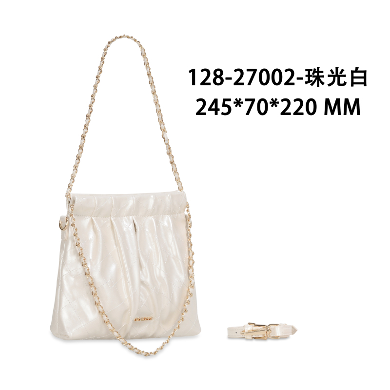【南沙瑞熙】GQ-27002-珠光白-轻奢小众设计感时尚百搭女士包