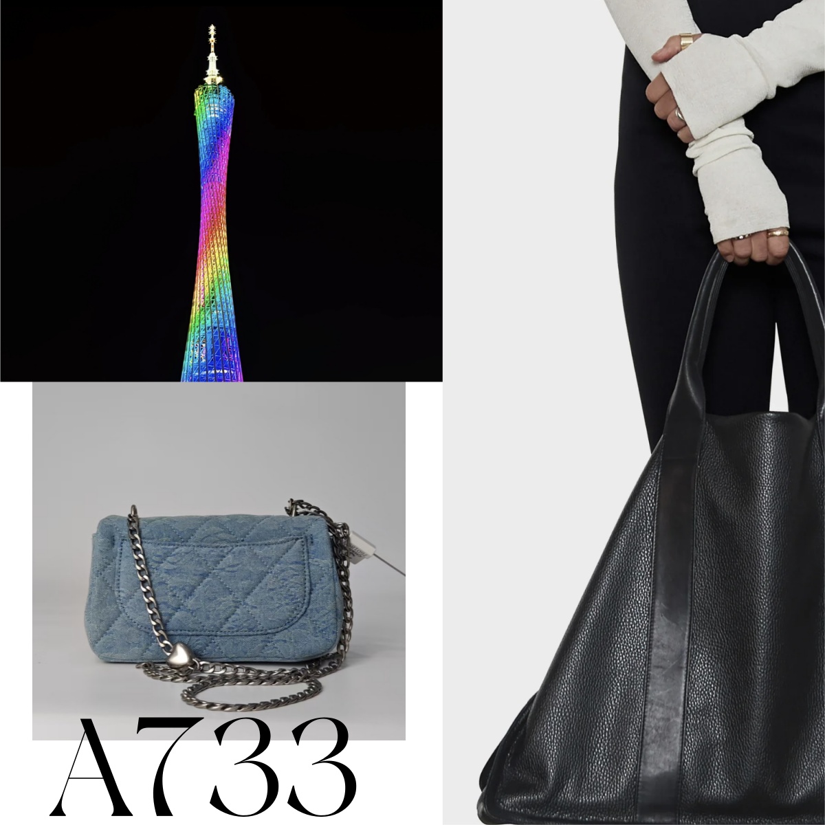 【A733】2025新款时尚百搭斜挎单肩手拎女包 