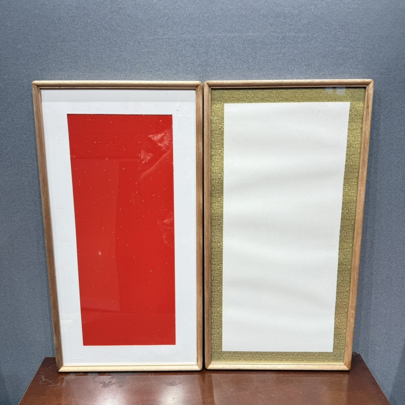 【近思】65x33金黄檀实木榫卯画框 【3公分线条】