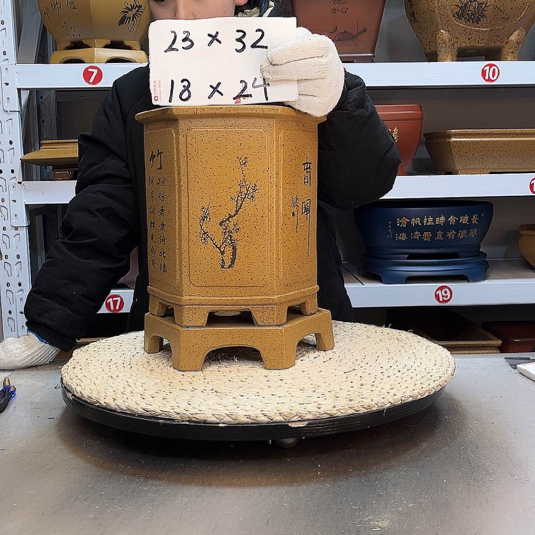 紫砂花盆紫砂花盆