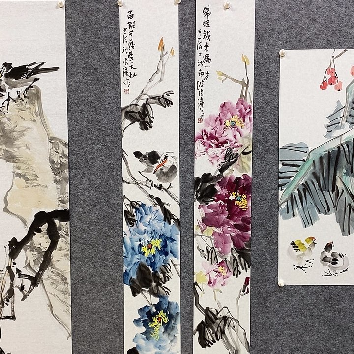 高***远国画张强老师国画作品