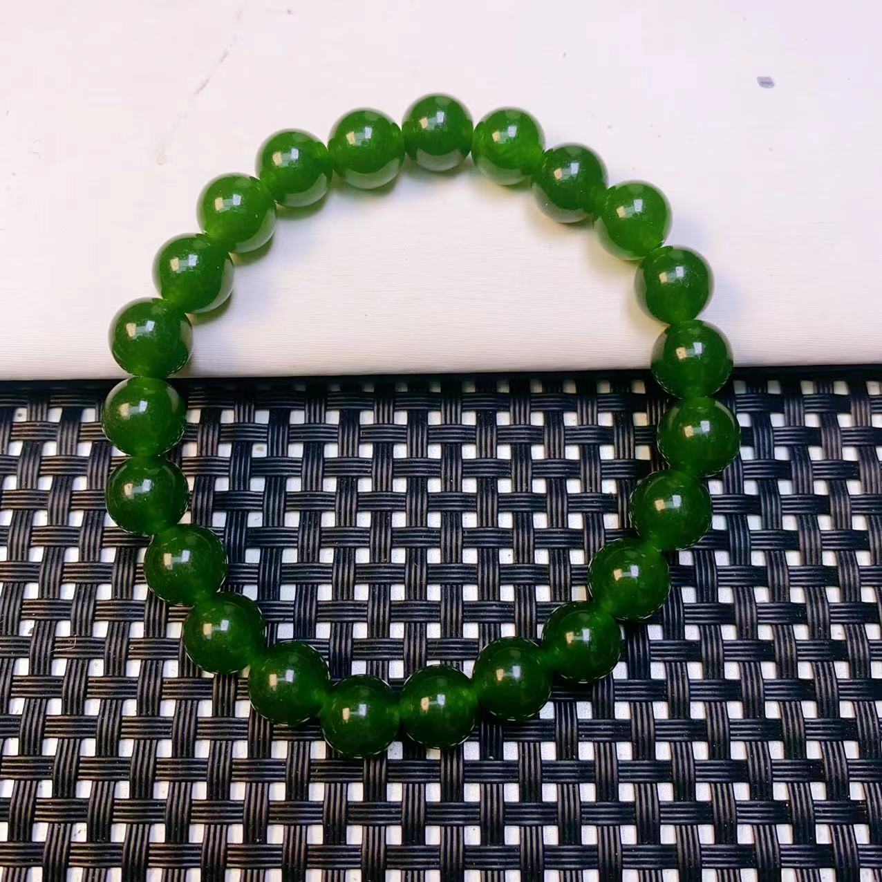 [小石]A83俄绿系手链8M