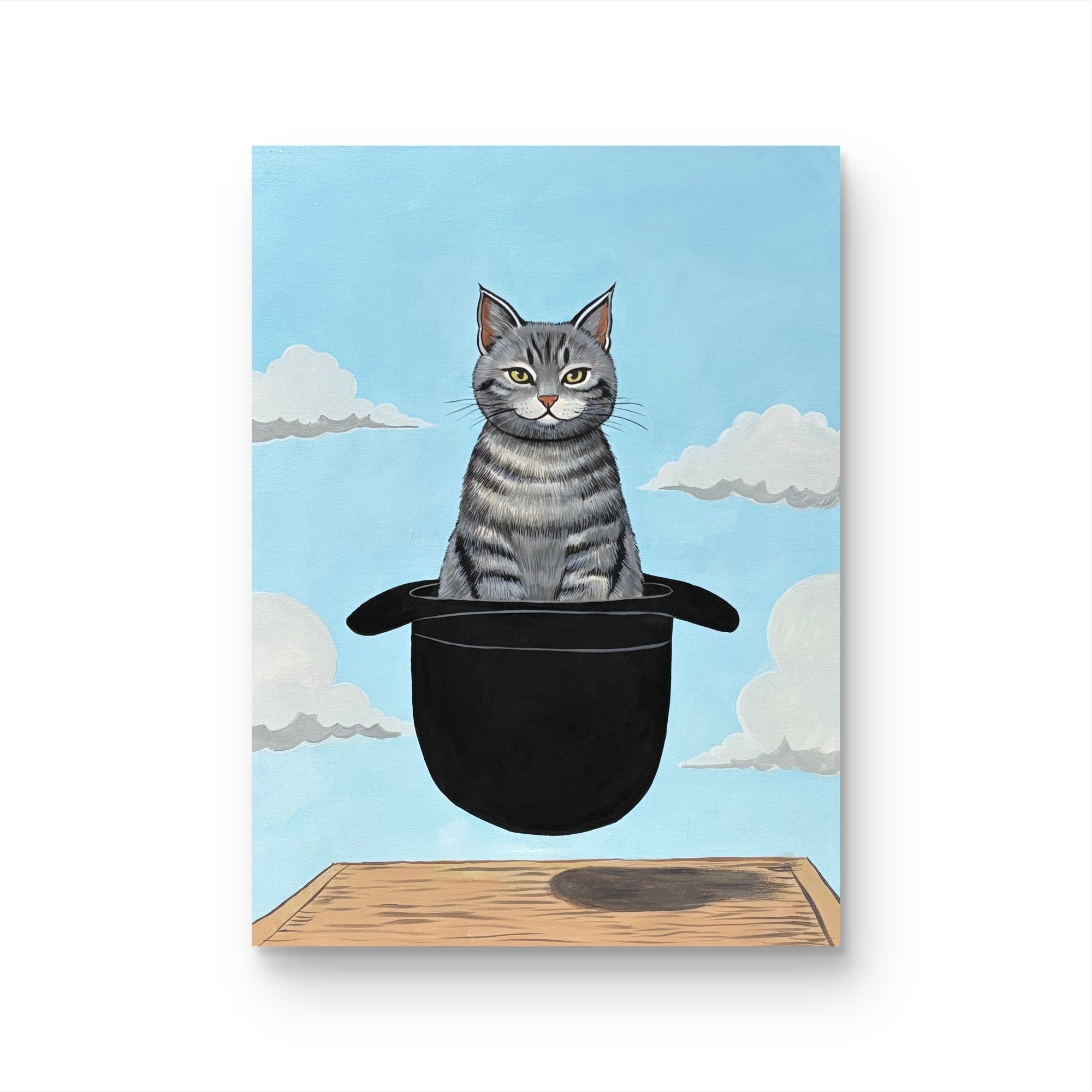 【魔术酷猫】  “60*80” No.320 纯手绘装饰画