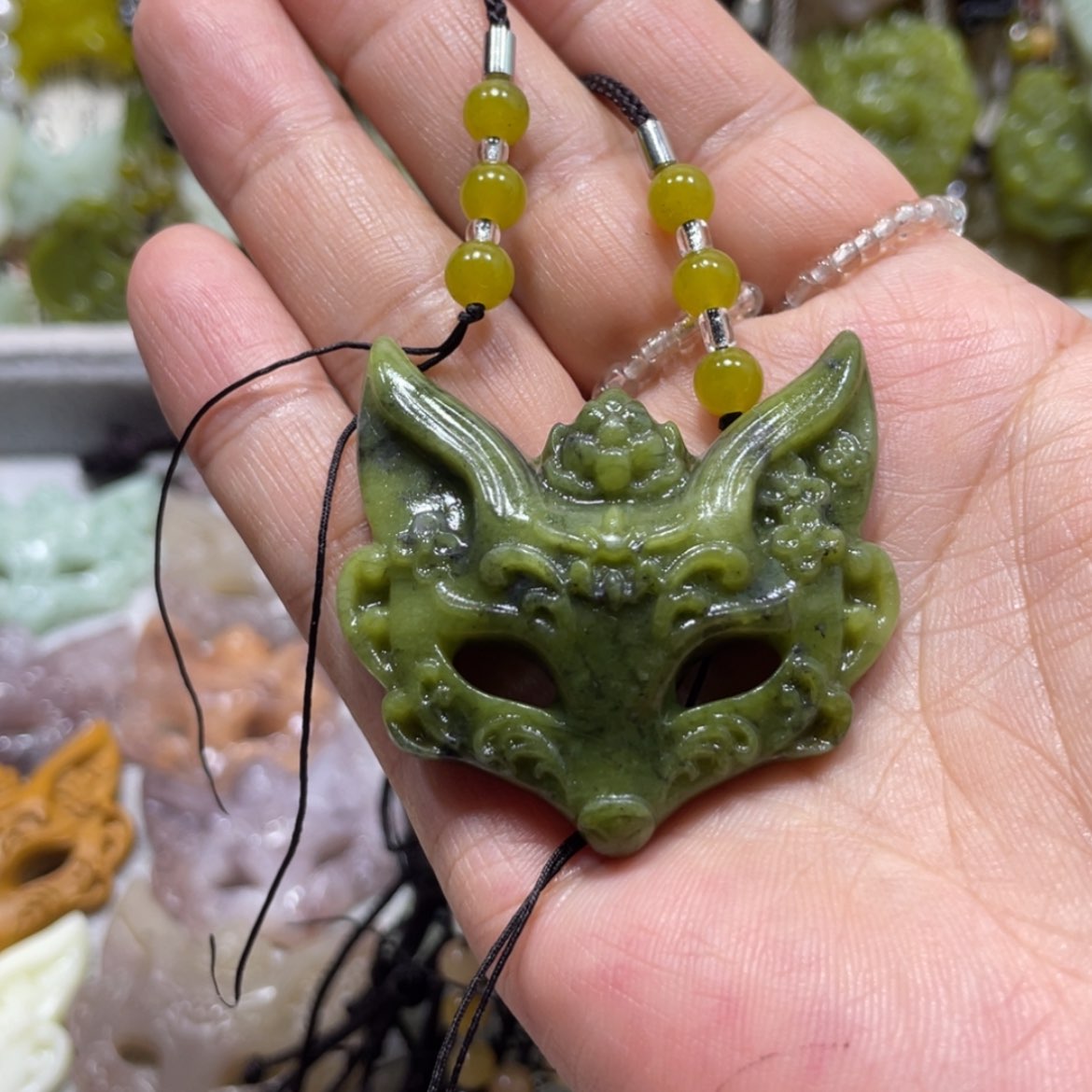 【闪购商品】岫玉颈饰未镶嵌107吊坠