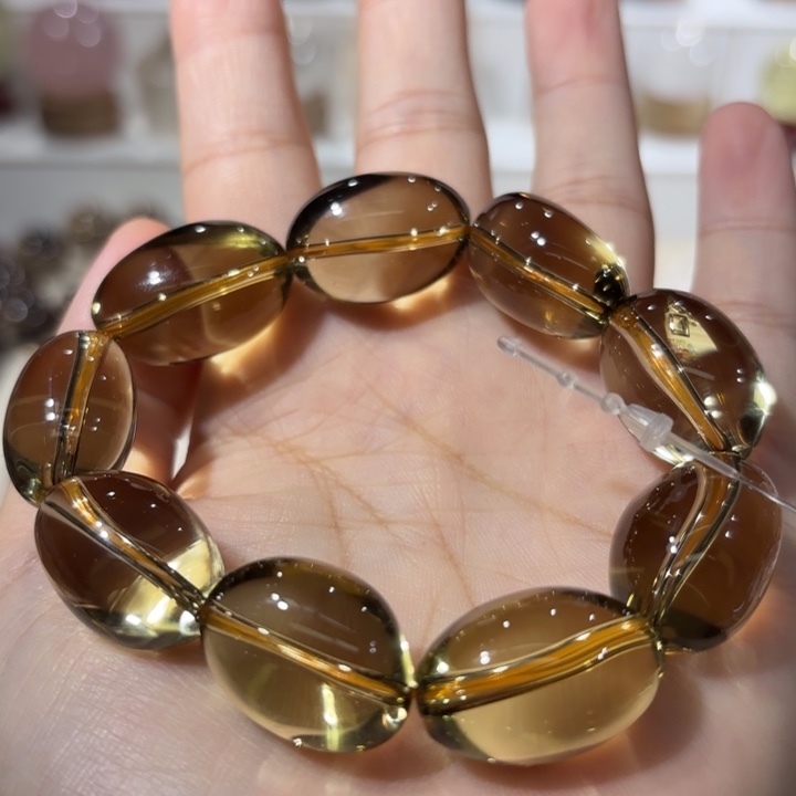 未镶嵌手链水晶黄水晶