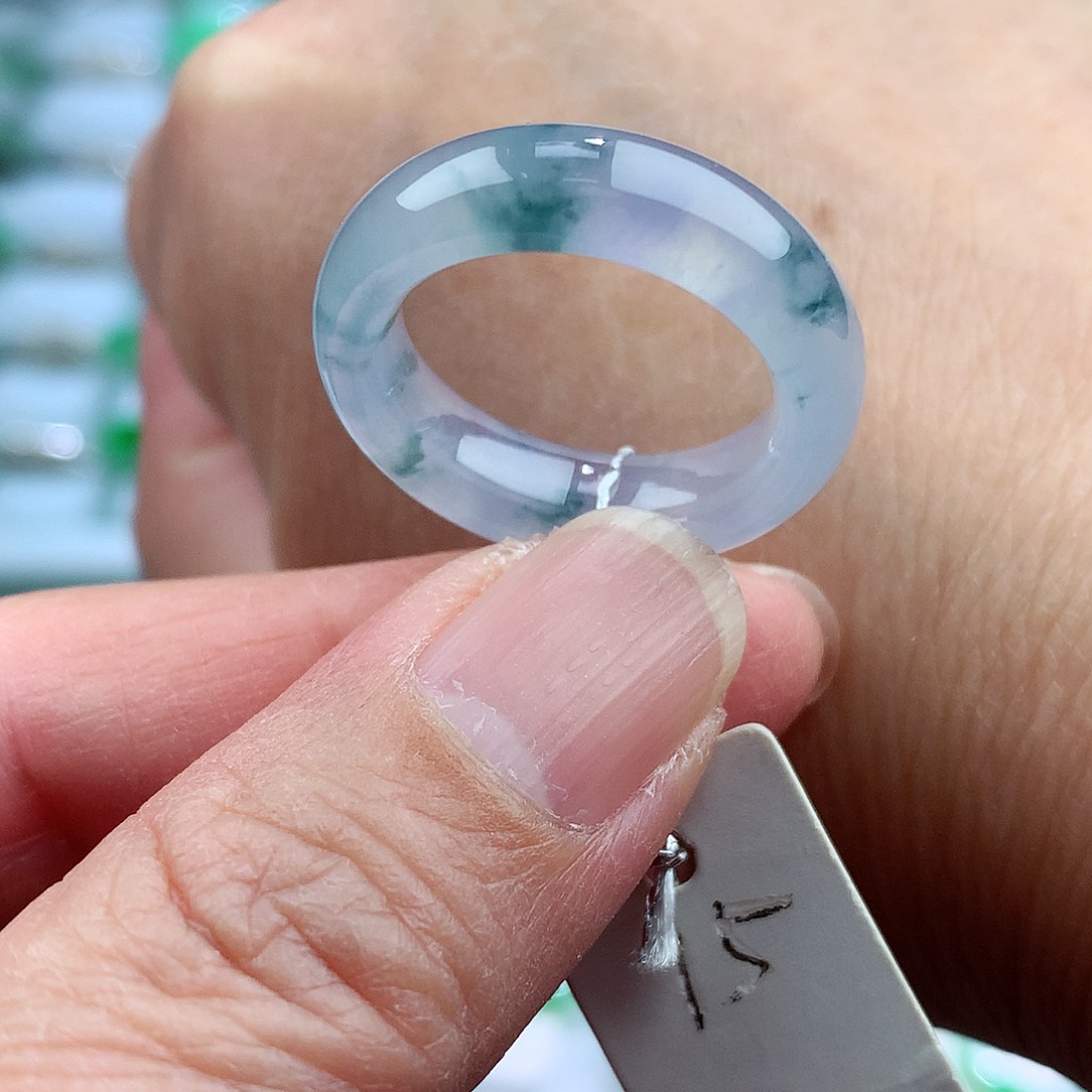 未镶嵌戒指翡翠15号