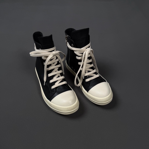 RNNKOMMES【高帮系列】高帮头层牛皮ro欧美暗黑系百搭ro鞋子