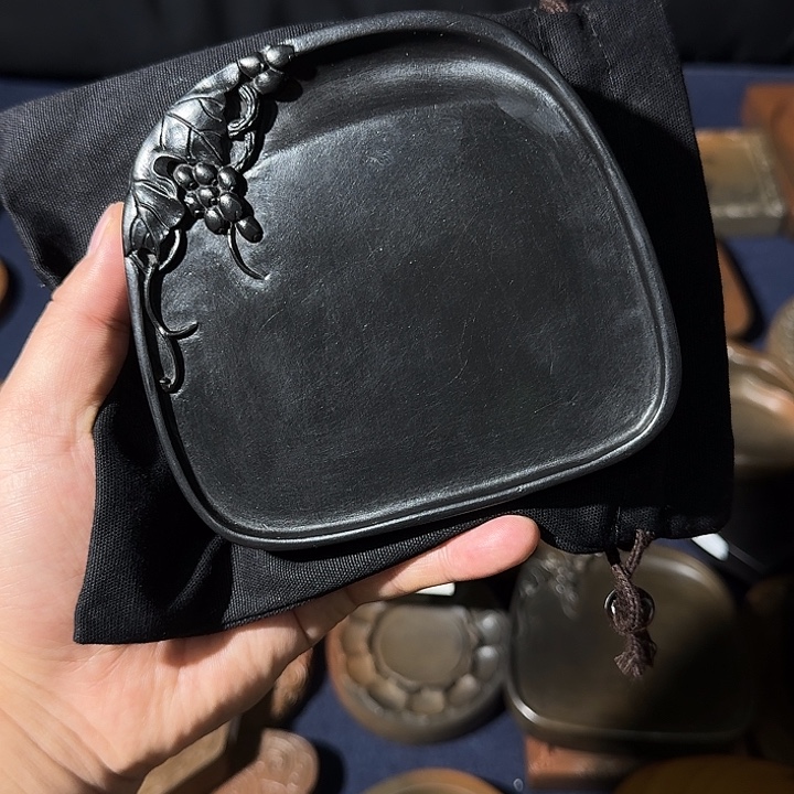 多子多福绛州澄泥砚