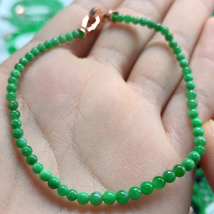 翡翠未镶嵌手链翡翠