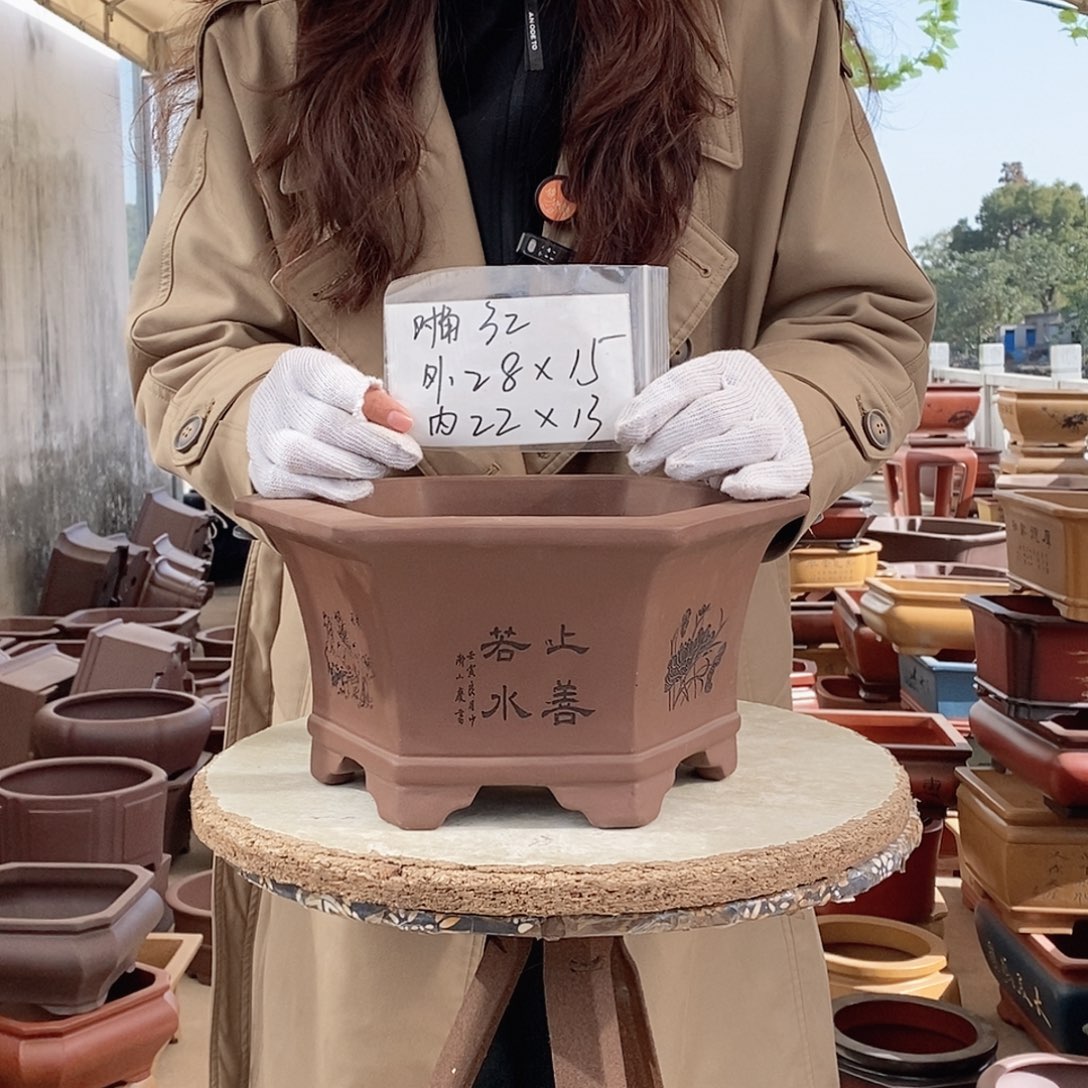 花盆紫砂紫砂花盆
