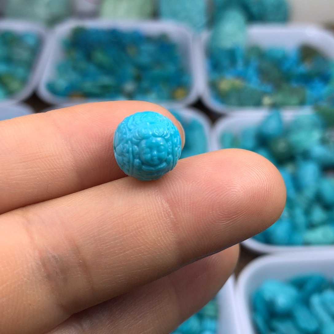 绿松石未镶嵌吊坠(不含链)11